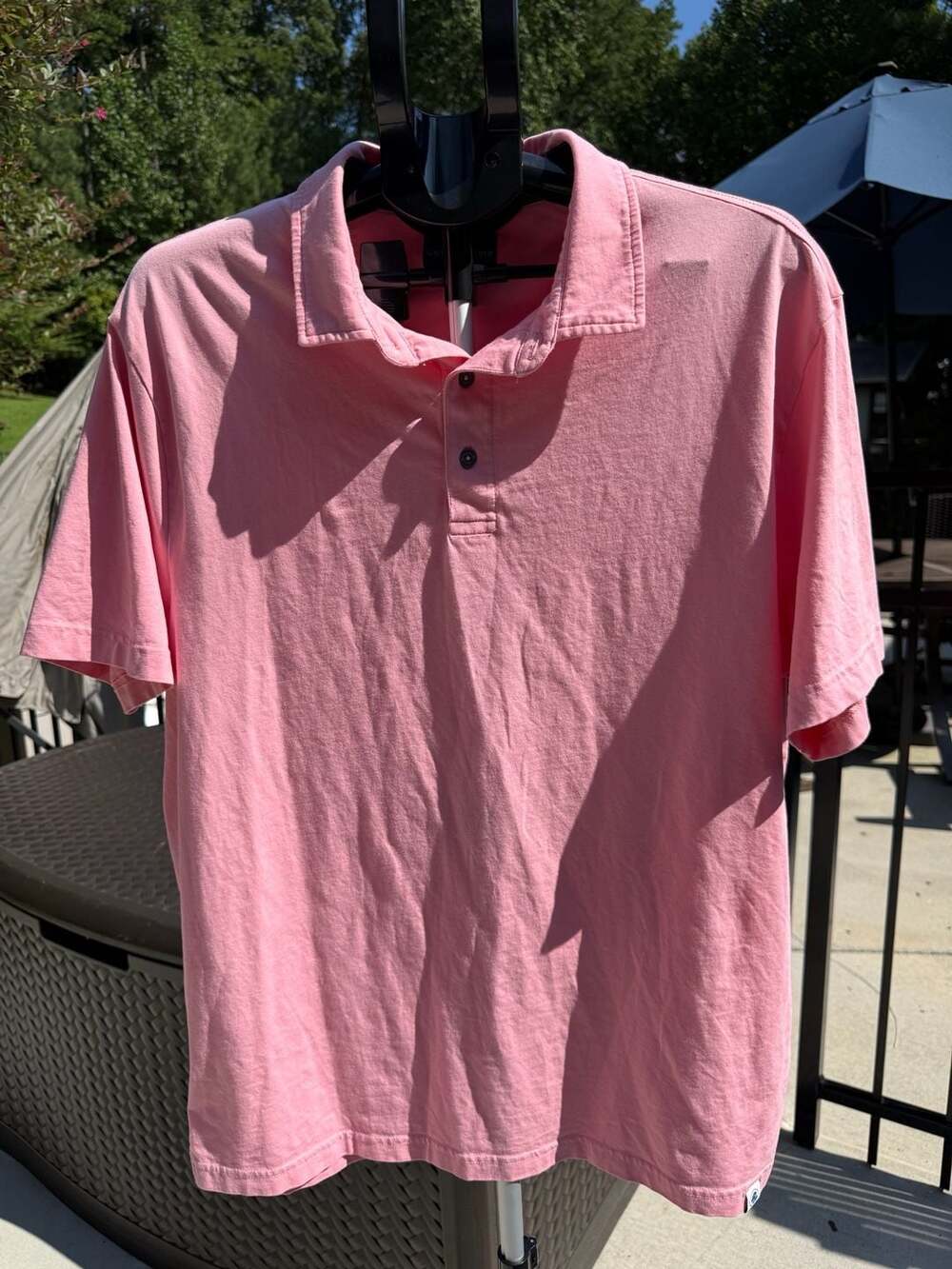 Southern Proper Men's Pink Short Sleeve Polo Shirt XL